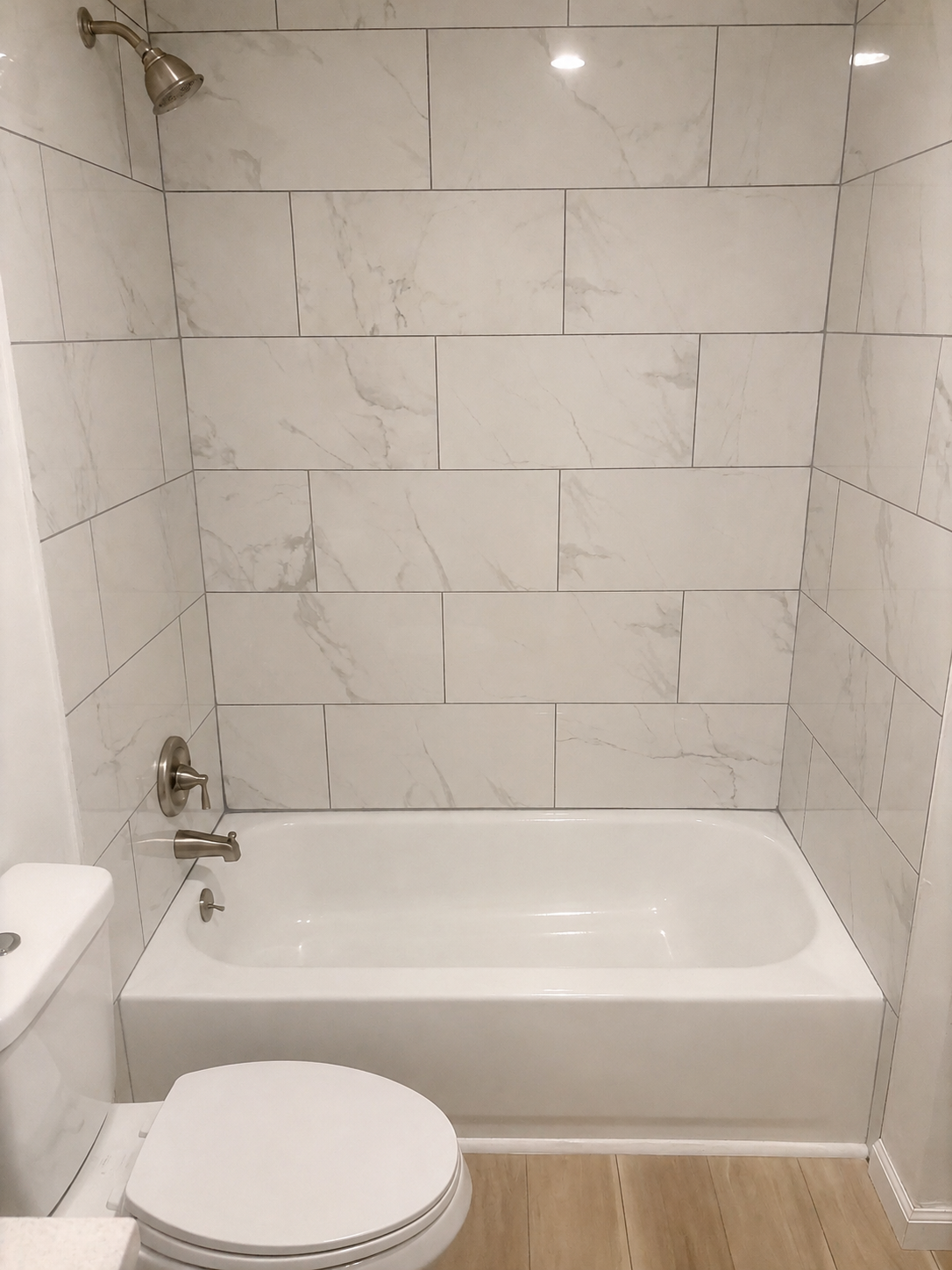 Tiled bathroom